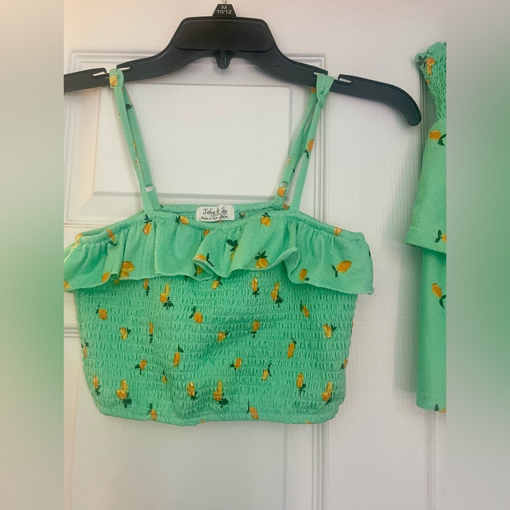 Lemon Print Two-Piece Set - Picture 2 of 3
